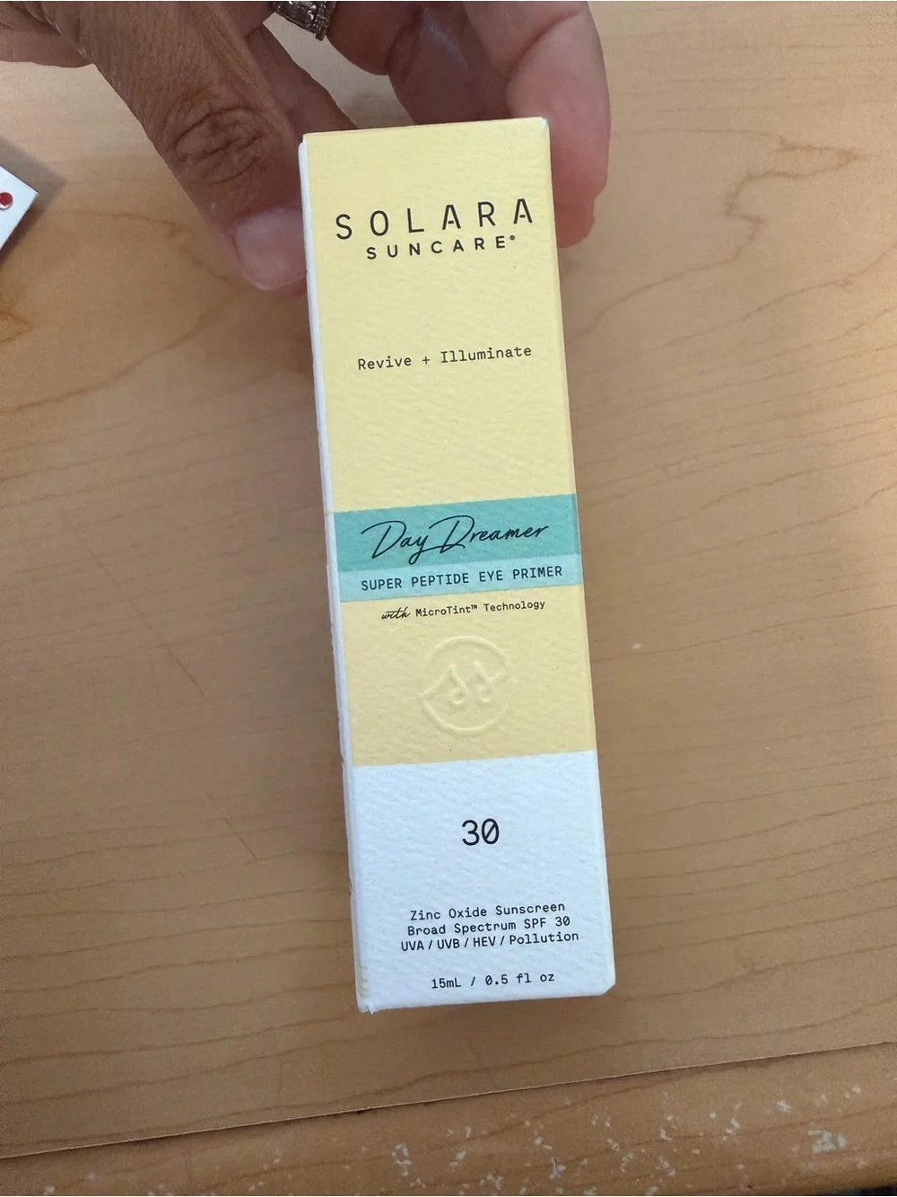 Solara Suncare - Day Dreamer Super Peptide Eye Primer SPF30 - NWT